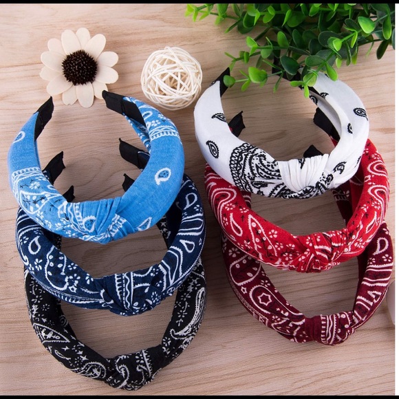 Accessories 6 Pack Bandana Headbands Poshmark